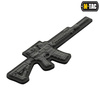 M-Tac - Нашивка AR-15  - PVC 3D - Dark Grey - 51112012