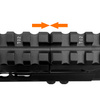 Leapers - Райзер UTG Super Slim 13 слотів - 0.5" - Чорний - MT-RSX5L