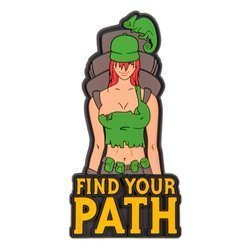 Helikon - Naszywka PVC - Find Your Path - Olive Green - OD-FYP-RB-02