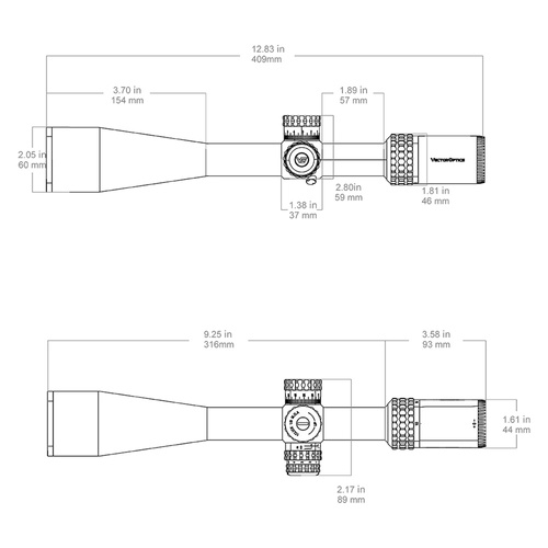 Vector Optics - Приціл оптичний Sentinel-X Pro 10-40x50 - SCOL-58