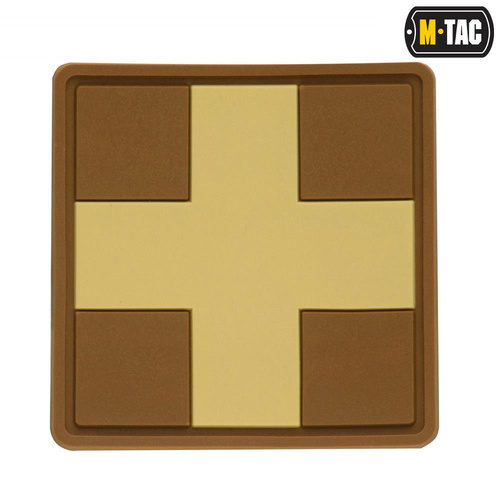 M-Tac - 3D ПВХ Нашивка Medic Cross - Coyote - 51124005