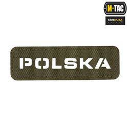 M-Tac - Нашивка Польща 25х80 - Laser Cut - Ranger Green - 51002023