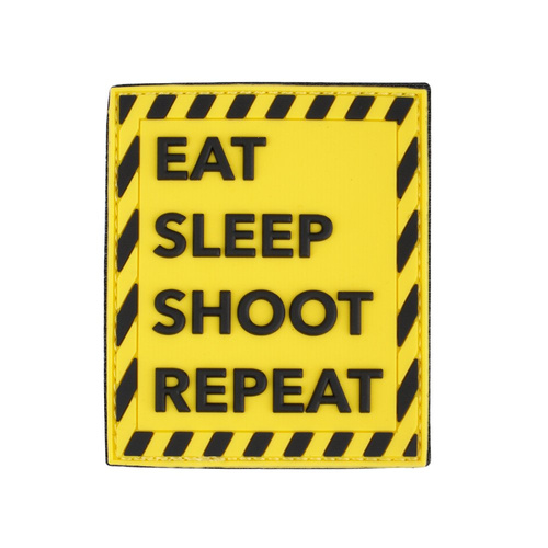 101 Inc - Нашивка 3D - Eat Sleep Shoot Repeat - 444130-7342