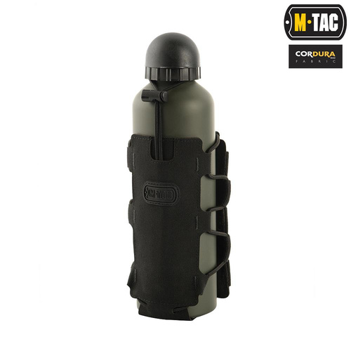 M-Tac - Підсумок фляга / пляшка Elite - чорний - 10113002