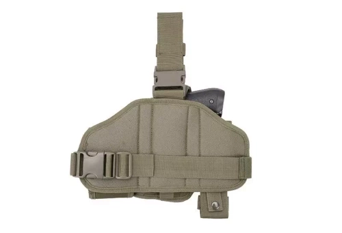 GFC Tactical - Модульна стегнова панель з кобурою - MOLLE - нейлон - оливковий - GFT-29-000568