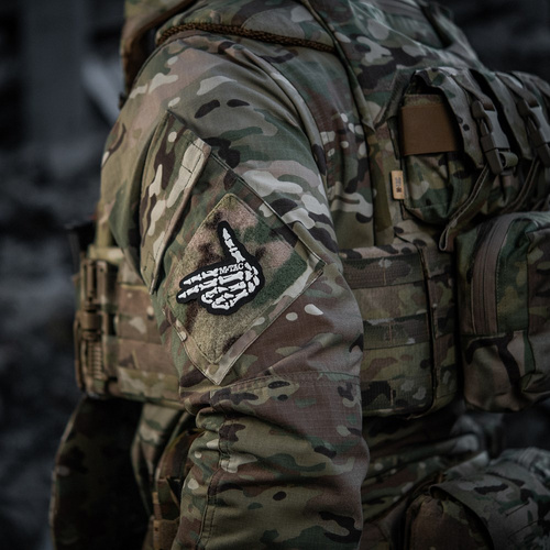 M-Tac - Нашивка Skeleton Shooter - Вишивка - 500D Cordura - Чорний - 51375002