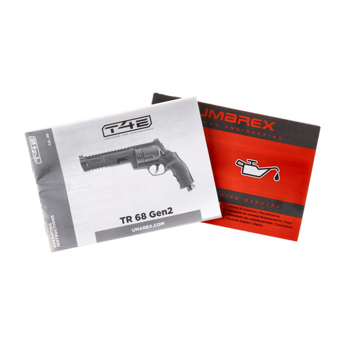 Umarex - Револьвер з гумовими кулями RAM T4E TR 68 Gen 2 - калібр .68 - CO₂ - Чорний - 2.4018