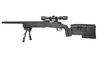 Specna Arms - Replika karabinu wyborowego SA-S02 CORE™ z lunetą i dwójnogiem - Czarny