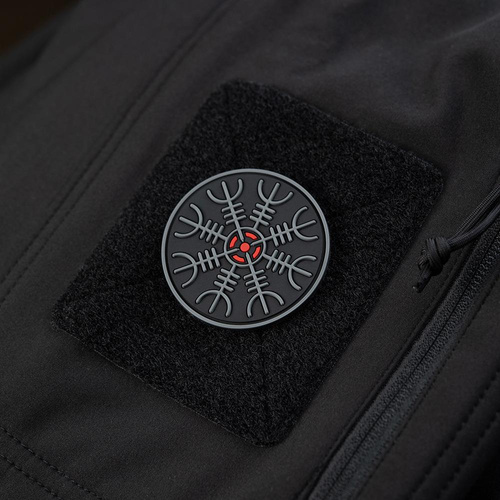 M-Tac - Helm of Terror Patch - 3D PVC - Чорний/сірий - 51221211