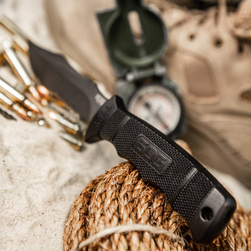 SOG - Тактичний ніж SEAL Pup - піхви Kydex - чорний - M37K.