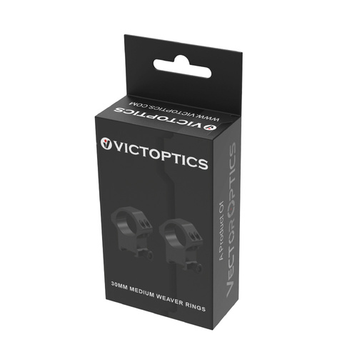 Victoptics - Двокомпонентні для кріплення прицілу Rings 32 мм - середні - 30 мм - Weaver/Picatinny - VIMW-12