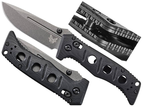 Benchmade - Складаний ніж Mini Adamas - CPM CruWear - чорний - 273GY-1