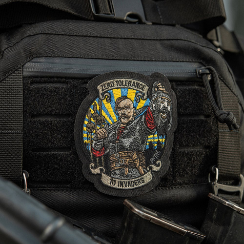 M-Tac - Нашивка Zero Tolerance - Вишивка - Cordura 500D - Yellow/Blue - 51490002