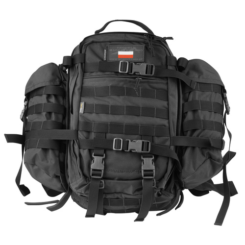WISPORT - Рюкзак Sparrow 30 II з двома боковими кишенями - 30 + 10 л - Чорний