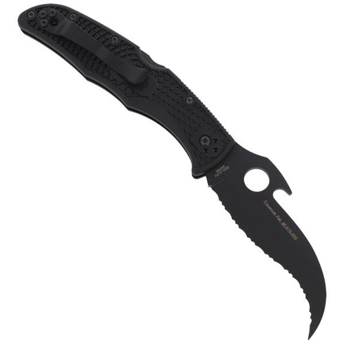 Складаний ніж Spyderco - Matriarch™ 2 FRN Emerson Opener з чорним лезом - C12SBBK2W