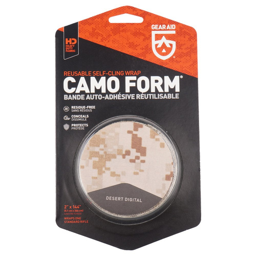 Gear Aid - Самоклеюча маскувальна стрічка Camo Form - 3,65 м - Digital Desert - 19413