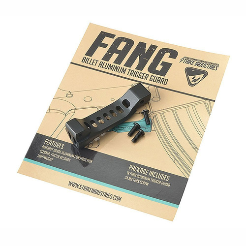 Strike Industries - Алюмінієва спускова скоба Cable Fang Billet - Чарни - SI-BTG-FANG-BK
