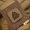 M-Tac - Квадратна нашивка Laser cut Valknut - Чорний / Coyote - 51162502