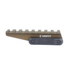 Unity Tactical - кріплення FAST Optical Riser Lower 1/3 - Picatinny - Алюміній - FDE - FST-ORF