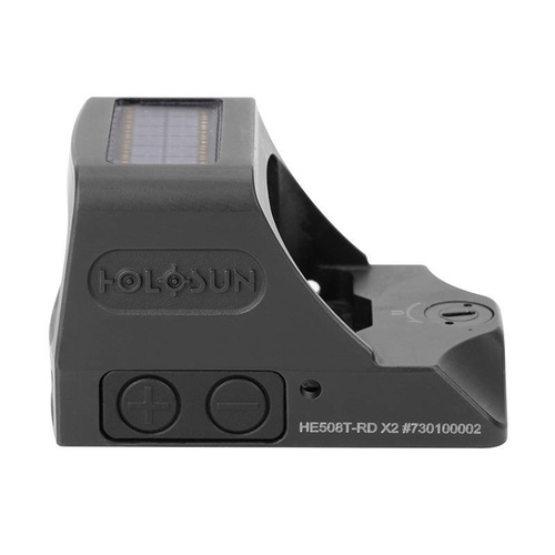 Holosun - Коліматор HE508T X2 Elite Micro Red Dot - сонячна панель / титан