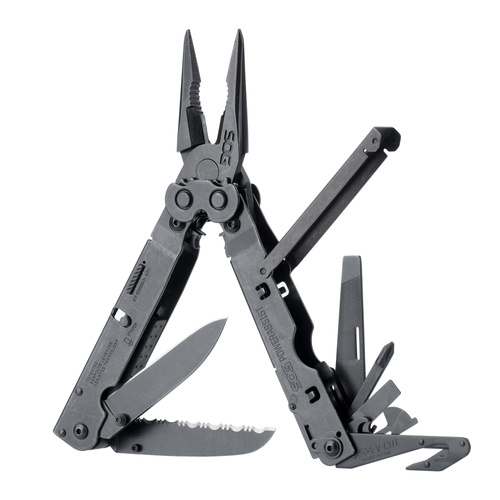 SOG - Мультитул PowerAssist B66N-CP - 420 - 16 інструментів - чорний - B66N-CP
