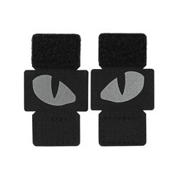 M-Tac - Tiger Eyes Patch - 500D Cordura - Laser Cut - Reflective - Black - 51140299