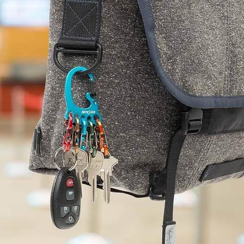 Nite Ize - Karabinek na klucze BigFoot Locker™ KeyRack™ - Алюміній - KLKBFA-03-R6