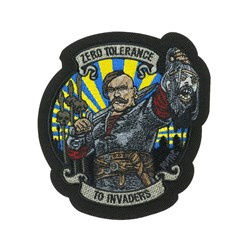 M-Tac - Нашивка Zero Tolerance - Вишивка - Cordura 500D - Yellow/Blue - 51490002