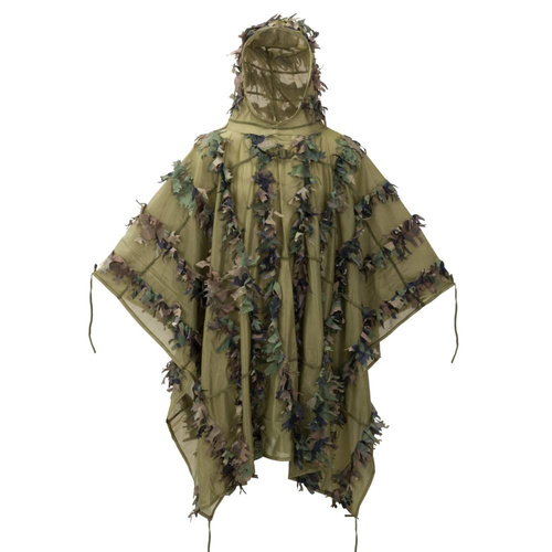 Helikon - Камуфляжний костюм Leaf Ghillie Poncho® - US Woodland - PO-LFG-PO-03