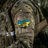 M-Tac - Нашивка «Козацька Україна» - PVC 3D - Horse Charge - Yellow/Blue - 51349000