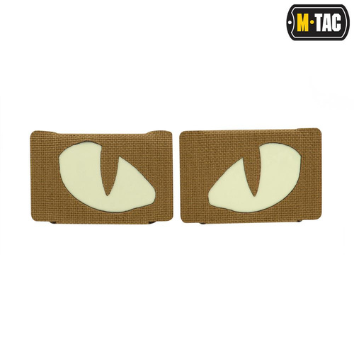 M-Tac - Флуоресцентні нашивки Tiger Eyes Laser Cut - Para - Coyote - 51140005