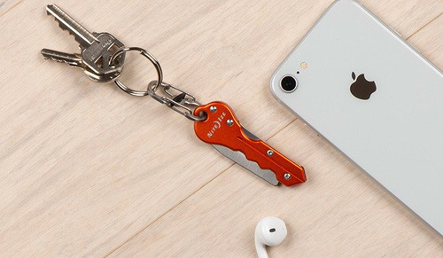 Nite Ize - Брелок для ключів DoohicKey - Гачок-ніж для ключів - оливковий - KMTC-08-R7