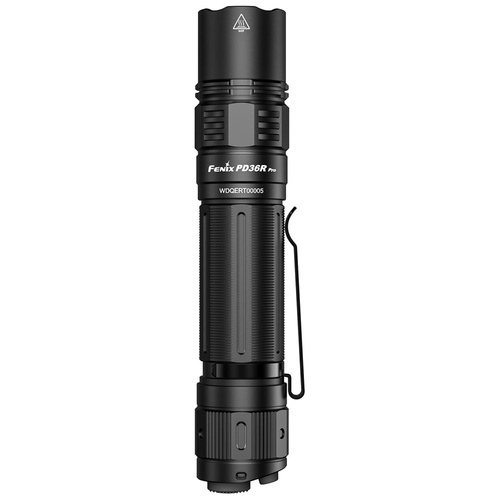 Fenix - Тактичний ліхтар PD36R Pro LED з акумулятором 5000 мАг + ліхтар-брелок E03R V2.0 - 2800 лм - чорний/сірий - PD36R Pro+E03R grey