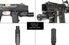 Strike Industries - Підривний щиток Hyper для пістолетів SMC Alfa/Bravo - Чорний - SI-SMC-BS-S