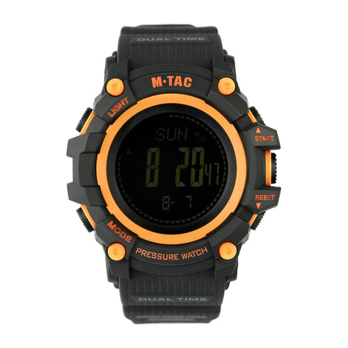 M-Tac - Тактичний годинник Adventure - Чорний / Помаранчевий - 50005035