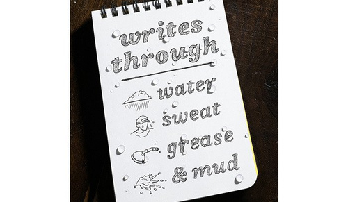 Rite in the Rain - Набір ручок-фіксаторів на пояс - чорний - 2 шт. - Nº BK91