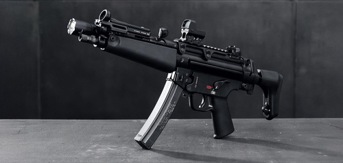 UTG Pro - кріплення для тактичного ліхтаря M-LOK для MP5 - алюмінієве - Чорний - MTU058SSM
