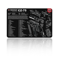 TekMat - Килимок для чищення зброї - CZ-75 - 27x43см - TEK-R17-CZ75