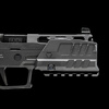 Strike Industries - Противибуховий щиток для пістолетів SMC Alfa/Bravo - Чорний - SI-SMC-BS-S