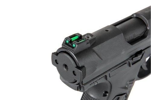 Action Army - Репліка ASG пістолета AAP01 Assassin Semi Auto - 6 мм - Green Gas - чорний - AAR-02-029448
