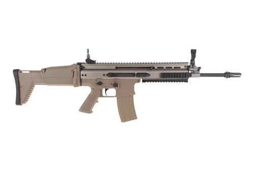 WE - Репліка карабіна AEG SCAR-L MK16 MOD 0 - Tan - WET-01-005926