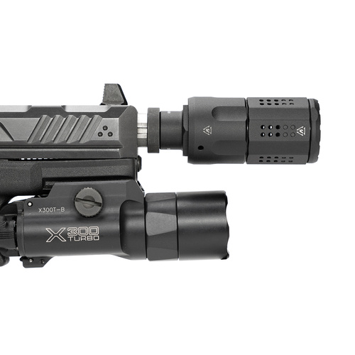 Strike Industries - Компенсатор для пістолета калібру 9 мм - Чорний - SI-PISTOL-LC-BK