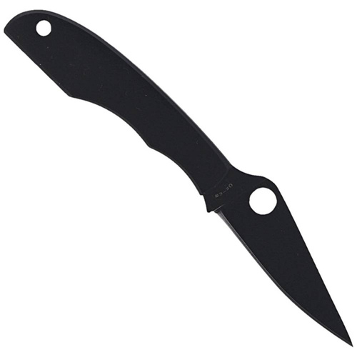 Spyderco - Ніж Grasshopper - чорне лезо з гладкою поверхнею - чорний - C138BKP