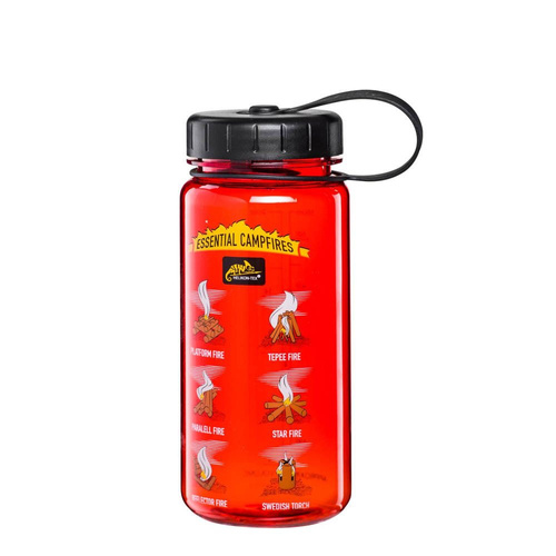 Helikon - Пляшка з широким горлом TRITAN™ BOTTLE - FIRE - 550 мл - червоний/чорний - HY-WC5-TT-2501A
