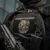 M-Tac - Нашивка Zero Tolerance - Вишивка - Cordura 500D - Yellow/Blue - 51490002