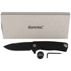LionSteel - Nóż ROK Aluminium Black / Чорне лезо - ROK A BB