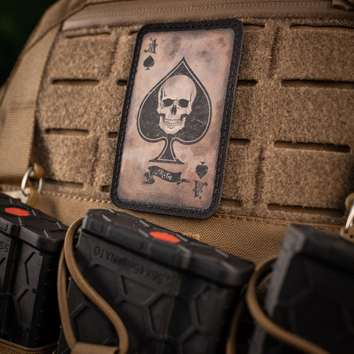 M-Tac - Нашивка Ace of Spades - Morale Patch - Чорний / Coyote - 51101005