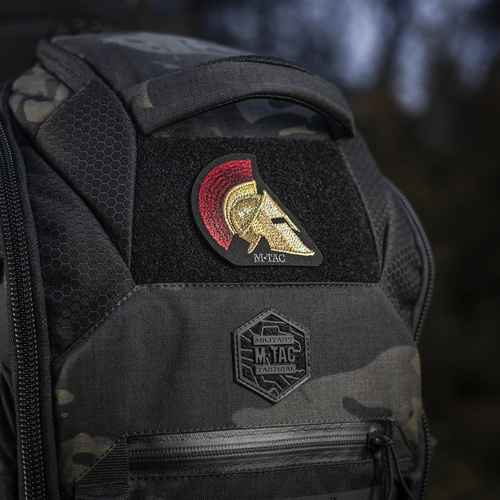 M-Tac - Нашивка на шолом Spartan - Вишивка - Cordura 500D - Золотий/Червоний - 51333000