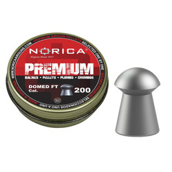 Norica - Куля для пневматичної гвинтівки Domed Premium FT - 6,35 мм - 200 шт - 198.00.102