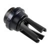 Gomander - Компенсатор полум'я Quadron - 9 мм - 1/2x36 TPI 9 - чорний - TB0.10174_0-1